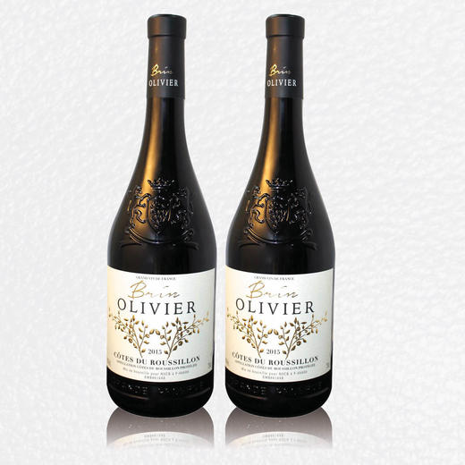 【双瓶优惠】柏芮欧干红葡萄酒 Brin d'Olivier, Cotes du Roussillon 2*750ml 商品图0