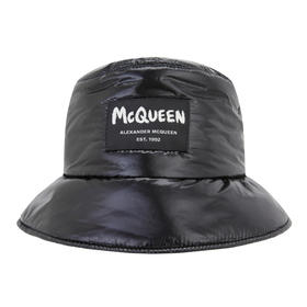 ALEXANDER MCQUEEN 亚历山大·麦昆 男士字母徽标刺绣渔夫帽 6796244419Q