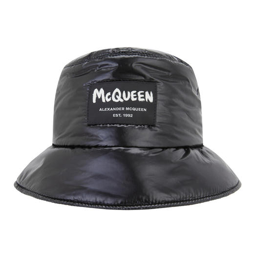 ALEXANDER MCQUEEN 亚历山大·麦昆 男士字母徽标刺绣渔夫帽 6796244419Q 商品图0