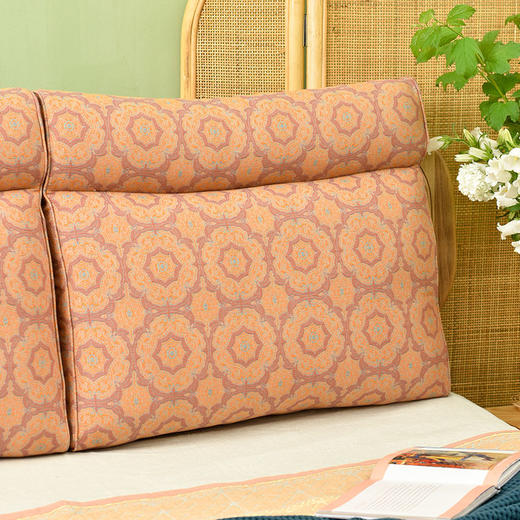 神秘波西两联式三角护颈床靠双人沙发靠枕 商品图2