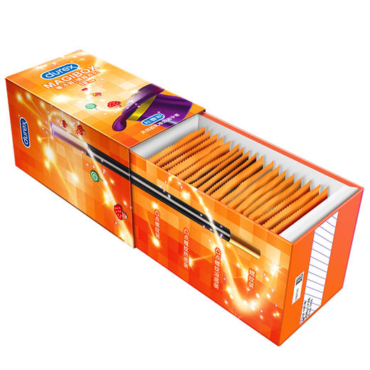 杜蕾斯 魔法四合一18只装避孕套 凸感螺纹/热感/冰感/果味组合装 商品图3