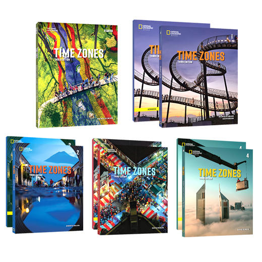 【麦凯思图书】新版Time zones 学生书 + 练习册 商品图0