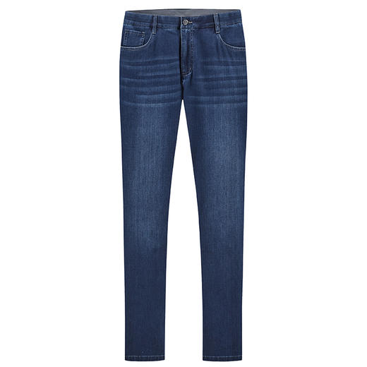 MD名盾黑科技四面弹高弹夏季薄款休闲男士百搭直筒牛仔蓝色长裤 商品图4