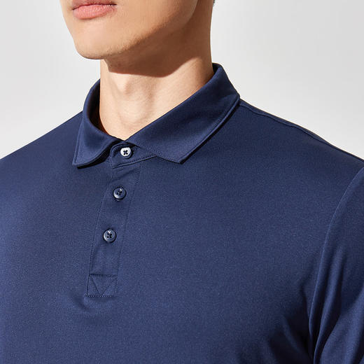 制者吸湿排汗速干不易变形棉柔亲肤触感男士短袖POLO衫 商品图4