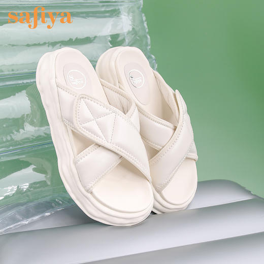 品牌定制| 索菲娅泡泡云感舒适溶解底厚底凉拖2022夏季新款拖鞋SF22110405 商品图5