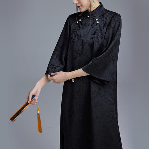 裁缝学苑AQ74中式复古年轻款盘扣茶服改良旗袍纸样女装连衣裙打版 商品图2