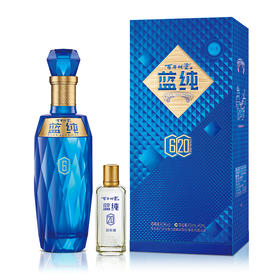百年糊涂蓝纯620礼盒52度500ml+50ml