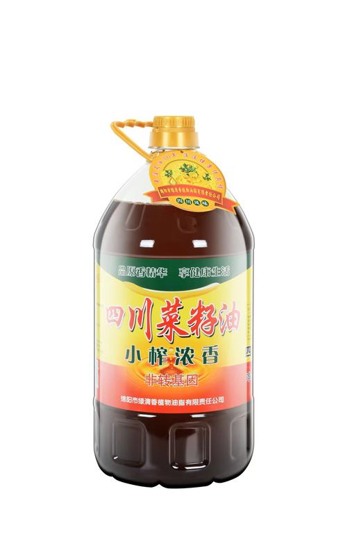 陈氏小榨浓香菜籽油5L 商品图0