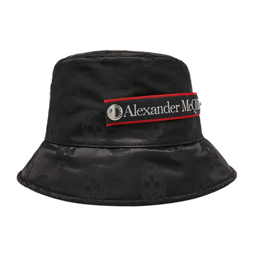ALEXANDER MCQUEEN 亚历山大·麦昆 男士骷髅头标识渔夫帽 6833664419Q 商品图2