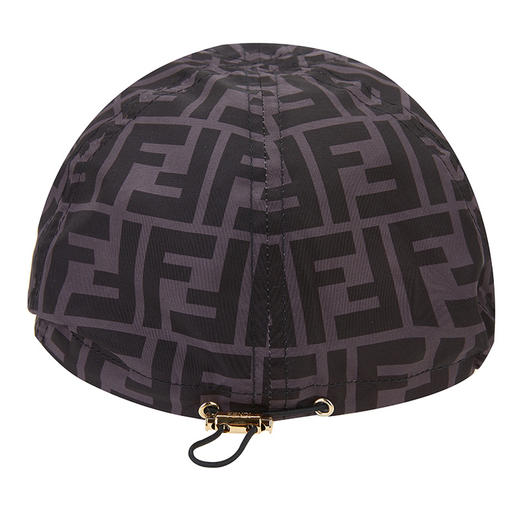 FENDI 芬迪 男士FF经典标识梭织帽 FXQ825AH7U 商品图3