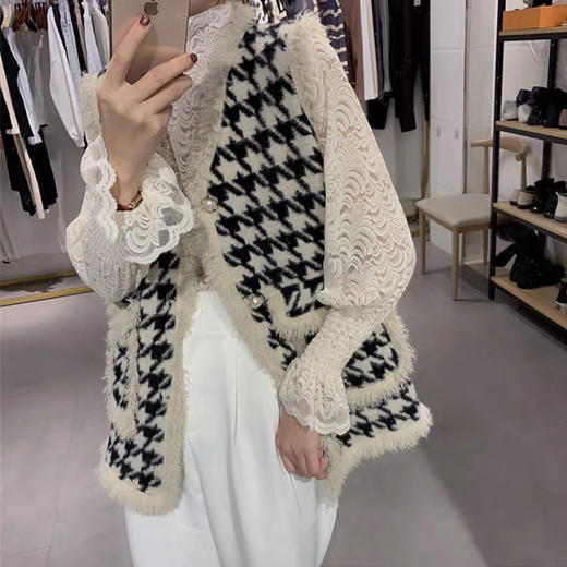 清水貂绒马甲 商品图4