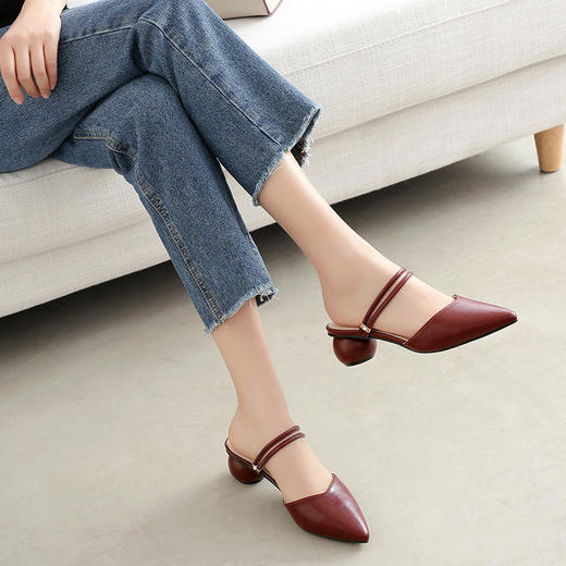 【ZHR】2022年夏季新款时尚粗跟凉鞋/平底鞋女仙女风气质鞋子合集 商品图1