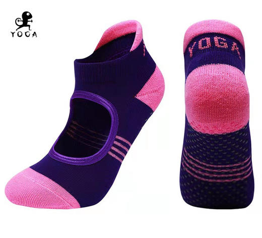 壁虎瑜伽【2206WZ180】全指露背防滑瑜伽袜【5天发货】 商品图4