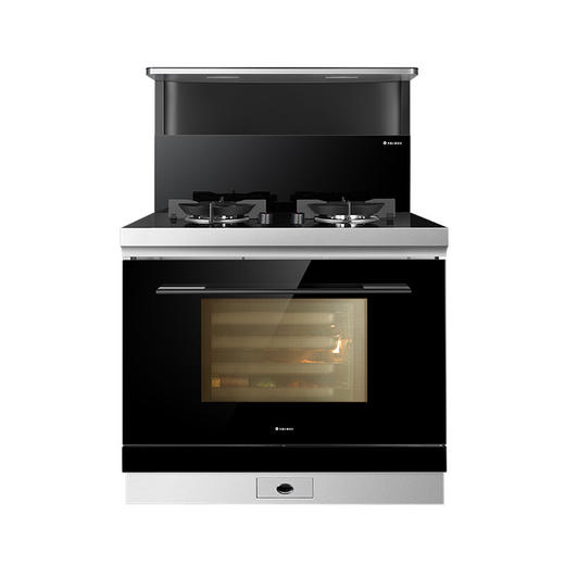 火星人 集成灶蒸烤一体集成灶 烤箱 蒸箱 蒸烤箱 油烟机 蒸烤炸一体  JJZT-F30BC01L左风道天然气 商品图0