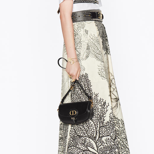 【国内现货预定】DIOR 迪奥 现货DIOR BOBBY EAST-WEST 21x12x5.1cm 手袋 黑色光面牛皮革 M9327UMOL 商品图6