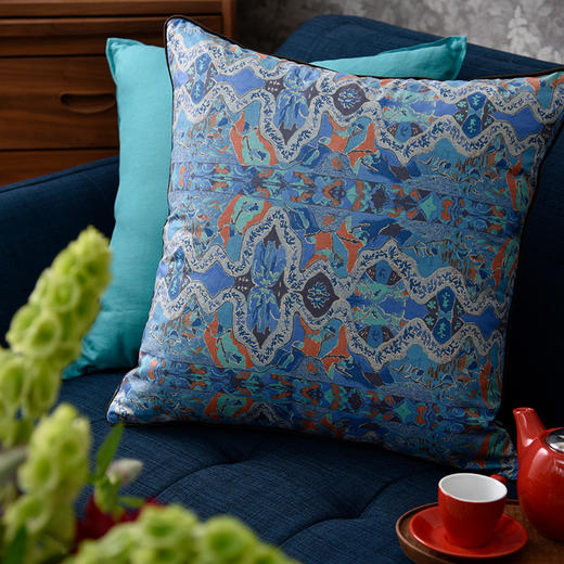 万花筒系列抱枕棉麻轻奢腰靠 商品图2