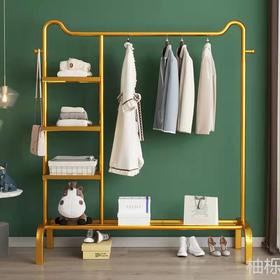 【轻奢款】衣帽架轻奢猫耳单杆式落地晾衣架服装店展示架家用卧室阳台晾衣架