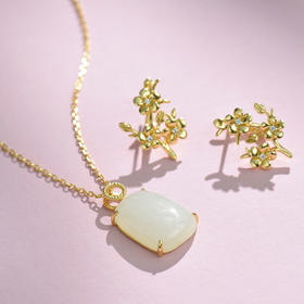 【采购专享】宫里的世界&BYJ 喜上梅梢两戴款 项链耳环套装