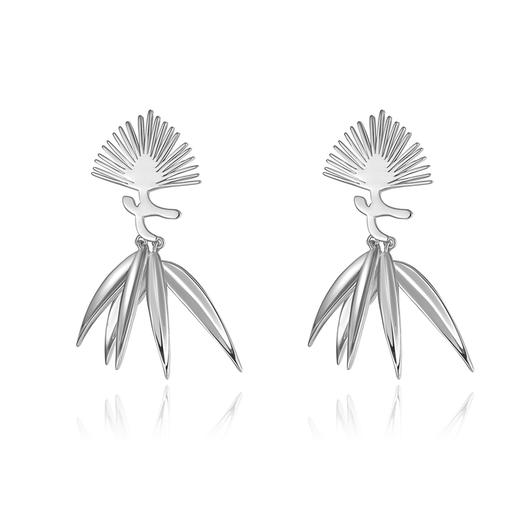 宫里的世界&美颂之光  松针竹叶耳环 预售7天 商品图1