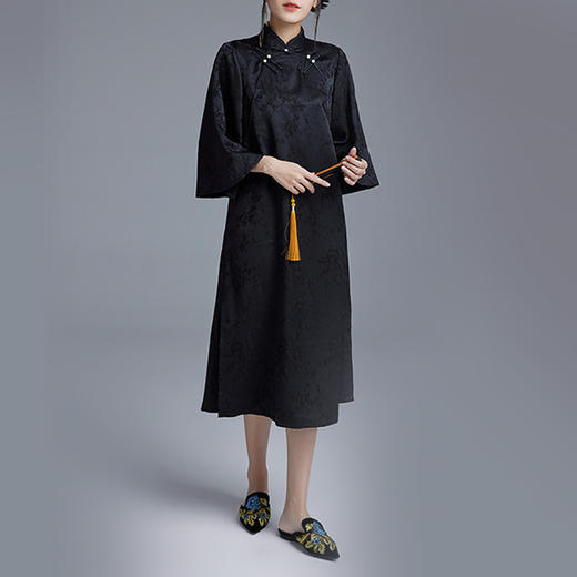 裁缝学苑AQ74中式复古年轻款盘扣茶服改良旗袍纸样女装连衣裙打版 商品图1