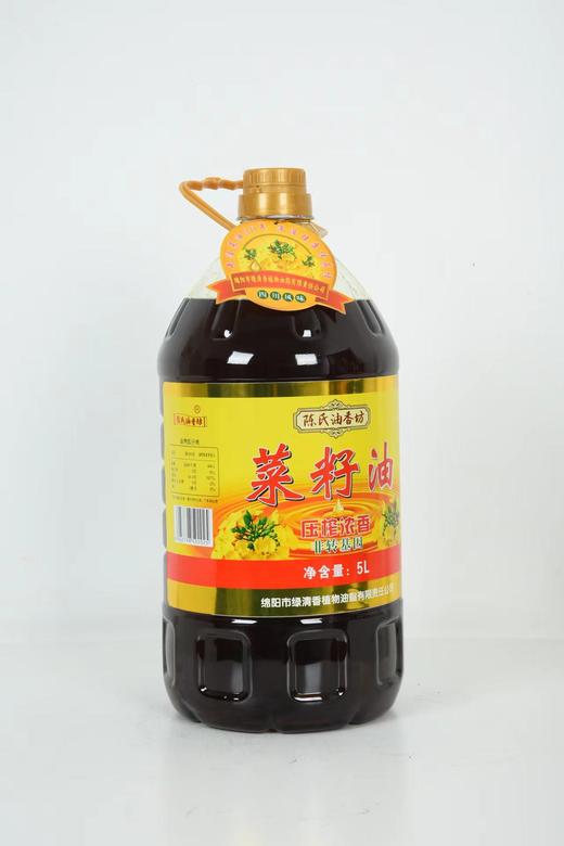 陈氏油香坊压榨浓香菜籽油5L 商品图0