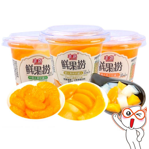 丰岛橘子黄桃什锦鲜果捞567g（8A) 商品图0