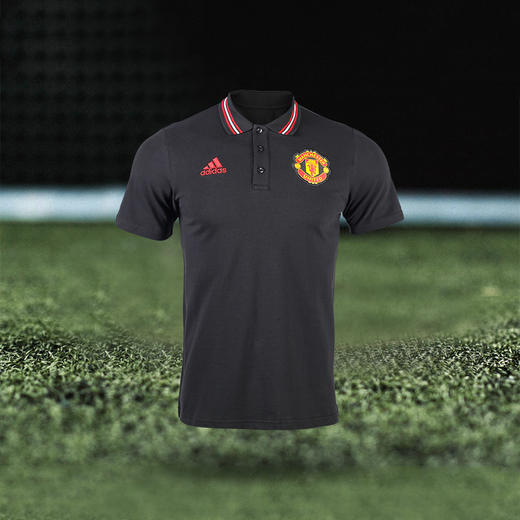 ADIDAS/阿迪达斯 MUFC DNA POLO曼联足球短袖Polo衫HE6664 商品图1