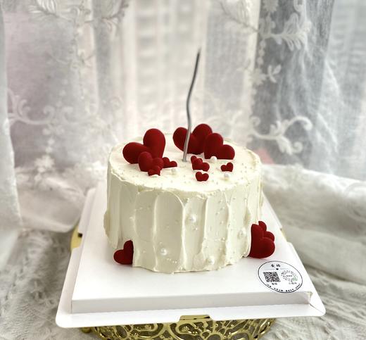 纪念日爱心生日蛋糕 总有人用心 总有人爱你 商品图0
