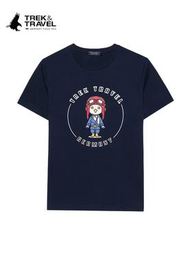 百货世界-TREK&TRAVEL  可爱卡通T 男