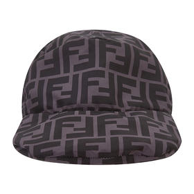 FENDI 芬迪 男士FF经典标识梭织帽 FXQ825AH7U