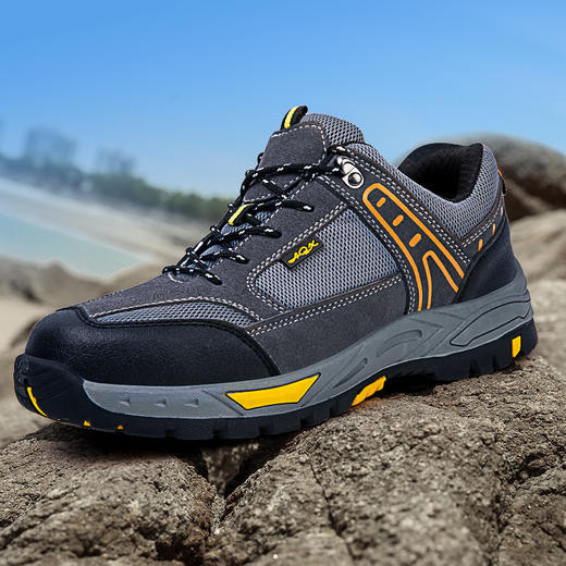 劳保鞋防砸防刺穿反绒皮透气不臭脚 商品图0