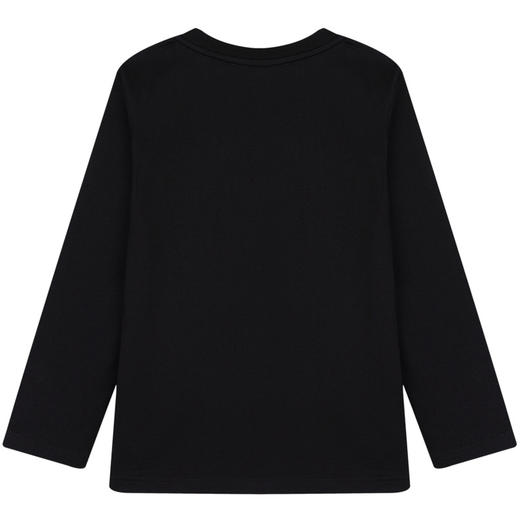GIVENCHY 纪梵希 童装男童黑色字母印花T恤 H25285 商品图1