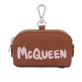 ALEXANDER MCQUEEN 亚历山大麦昆 男女款涂鸦LOGO印花钥匙包零钱包 68706216X31