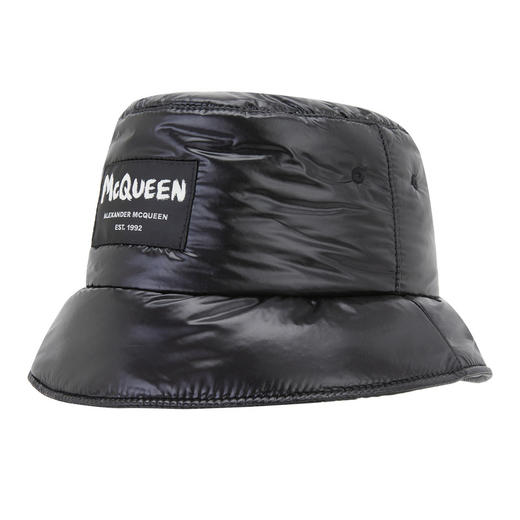 ALEXANDER MCQUEEN 亚历山大·麦昆 男士字母徽标刺绣渔夫帽 6796244419Q 商品图1