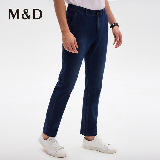 MD名盾高科技四面弹弹力休闲牛仔裤夏季薄款新款百搭长裤男 商品图0