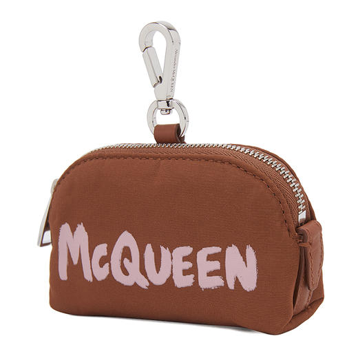 ALEXANDER MCQUEEN 亚历山大麦昆 男女款涂鸦LOGO印花钥匙包零钱包 68706216X31 商品图1