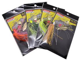 拓钓 胡须佬路亚饵/复合亮片单杆双片 轴承旋转亮片3.5克/5克/7克/10克/14克