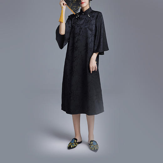 裁缝学苑AQ74中式复古年轻款盘扣茶服改良旗袍纸样女装连衣裙打版 商品图3