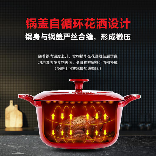 菲仕乐 Calen食色系列10厘米铸铁锅多色可选 商品图1