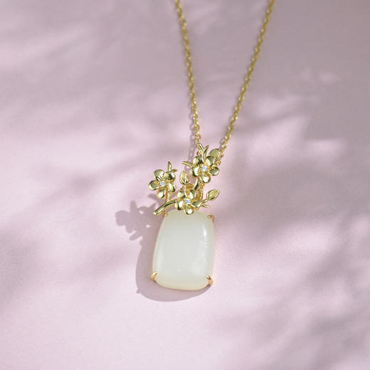 【采购专享】宫里的世界&BYJ 喜上梅梢两戴款 项链耳环套装 商品图1