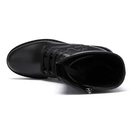 FENDI 芬迪 SIGNATURE系列 女士FF图案系带高帮短靴 8T8213AGEJ 商品图4