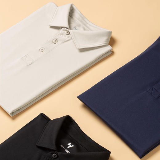 制者吸湿排汗速干不易变形棉柔亲肤触感男士短袖POLO衫 商品图3