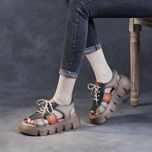 罗马凉鞋，松糕厚底夏季外穿女鞋 KFY-22134 商品图2