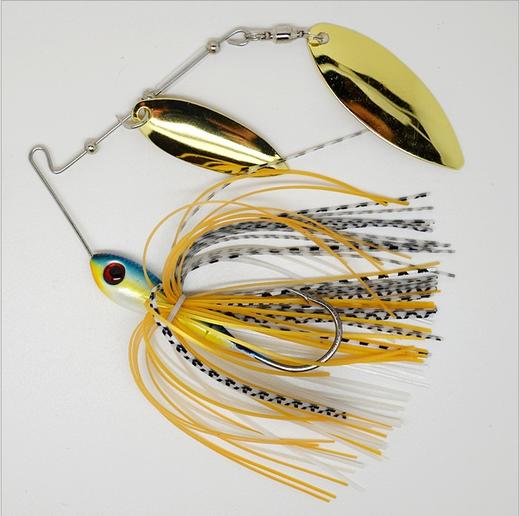 拓钓 胡须佬路亚饵/复合亮片单杆双片 轴承旋转亮片3.5克/5克/7克/10克/14克 商品图4