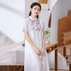 中国风茶服，夏季仙气改良汉服旗袍连衣裙中式服装大码LX22036 商品缩略图1