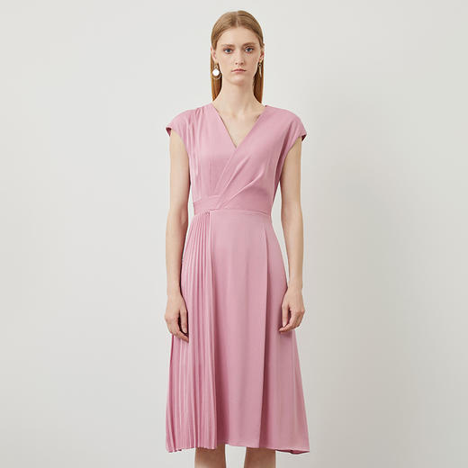 EITIE爱特爱夏季新款修身高贵优雅连衣裙中长款6507244 商品图7