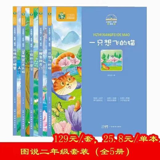 小学状元龙 二年级上册 【一只想飞的猫】【小鲤鱼跳龙门】【小狗的小房子】【歪脑袋木头桩】【孤独的小螃蟹】 商品图0