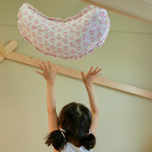 儿童花边月牙枕透气荞麦枕四季通用 商品图3