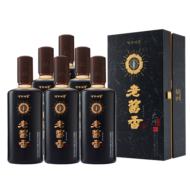 百年糊涂老酱香大师15礼盒53度酱香型500ml*6瓶