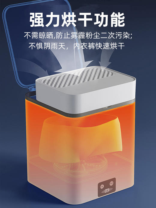【家用电器】mini迷你全自动洗衣机小型便携式家用110V袜子内衣裤神器 商品图2